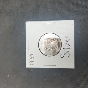 1938 silver quarter coin